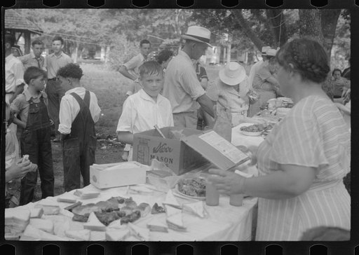 Sunday school picnic, Penderlea Homesteads, North Carolina