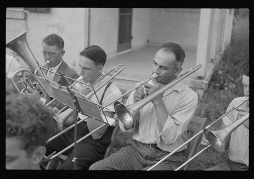 Untitled photo, possibly related to: Leader of the Red House band, West Virginia