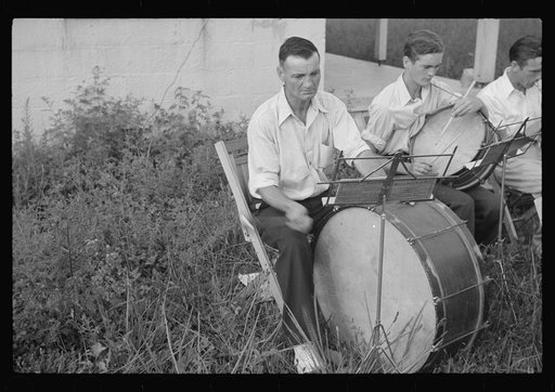 Untitled photo, possibly related to: Part of the band, Red House, West Virginia
