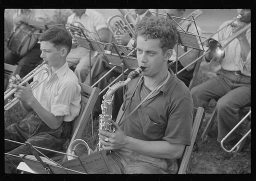 Part of the band, Red House, West Virginia