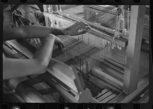 Weaving at Red House, West Virginia