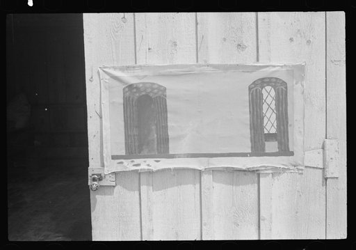 Untitled photo, possibly related to: Puppets for the show, Red House, West Virginia