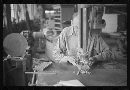 Untitled photo, possibly related to: Furniture factory, Arthurdale, West Virginia