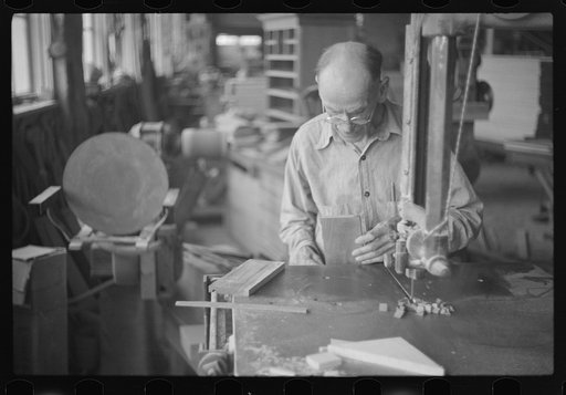 Untitled photo, possibly related to: Furniture factory, Arthurdale, West Virginia