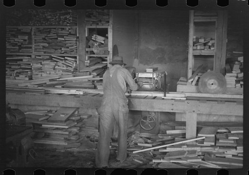 Untitled photo, possibly related to: Furniture factory, Arthurdale, West Virginia