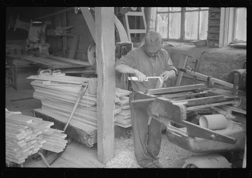 Untitled photo, possibly related to: Furniture factory, Arthurdale, West Virginia