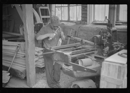 Untitled photo, possibly related to: Furniture factory, Arthurdale, West Virginia