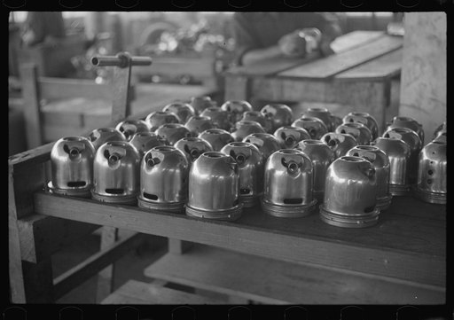 Untitled photo, possibly related to: Vacuum cleaner factory, Arthurdale, West Virginia