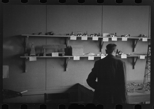Untitled photo, possibly related to: Models made by children in project study, Arthurdale, West Virginia