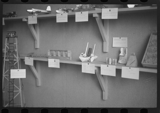 Models made by children in project study, Arthurdale, West Virginia