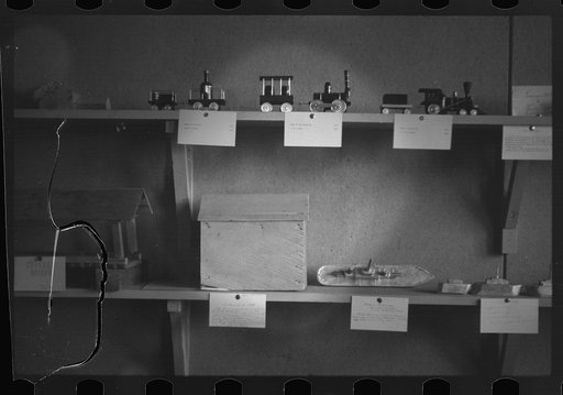 Models made by children in project study, Arthurdale, West Virginia