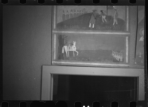 Untitled photo, possibly related to: Child's painting, Arthurdale, West Virginia
