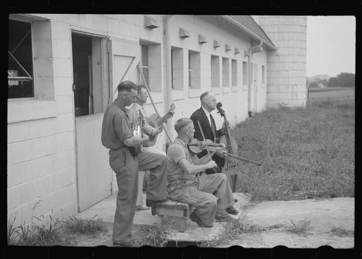 Untitled photo, possibly related to: Practising for the Westmoreland Fair, Pennsylvania
