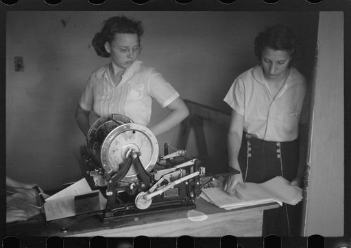 Untitled photo, possibly related to: Getting out the "homesteader," Westmoreland Homesteads, Pennsylvania