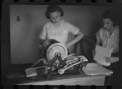 Untitled photo, possibly related to: Getting out the "homesteader," Westmoreland Homesteads, Pennsylvania