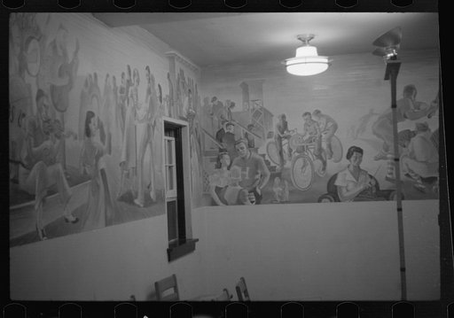 Mural at Westmoreland Homesteads, Pennsylvania