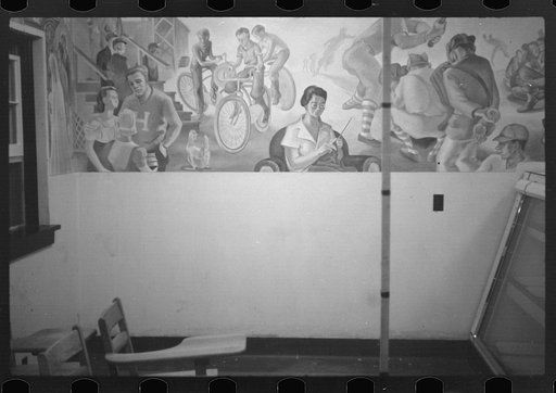 Untitled photo, possibly related to: Mural at Westmoreland Homesteads, Pennsylvania