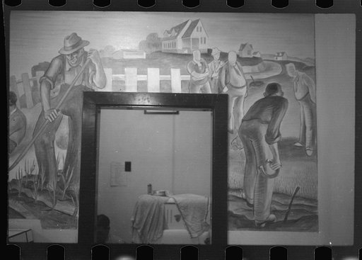 Untitled photo, possibly related to: Mural at Westmoreland Homesteads, Pennsylvania