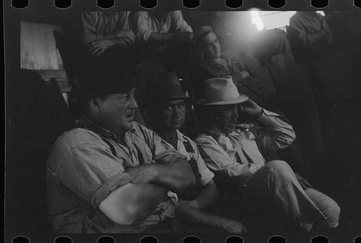 Untitled photo, possibly related to: Men at auction room, Pickaway Livestock Cooperative Association