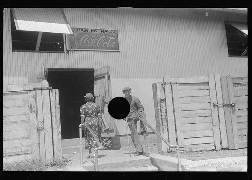 Untitled photo, possibly related to: Unloading platform at the Pickaway Livestock Cooperative Association, central Ohio