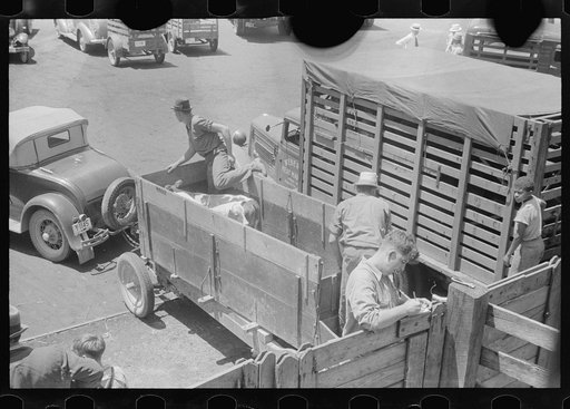 Unloading Platform Pickaway Livestock Cooperative Association, central Ohio