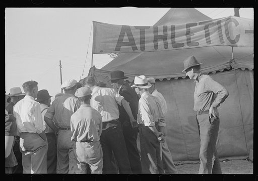 Untitled photo, possibly related to: Sideshows at the July 4th celebration, Ashville, Ohio (see general caption)