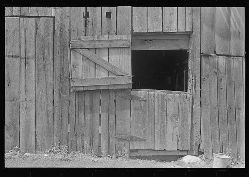 Old barn on Route 40, central Ohio (see general caption)