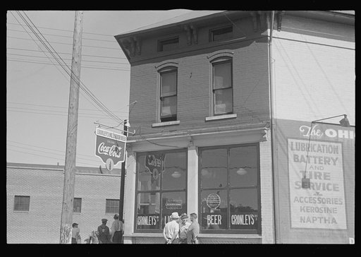 Untitled photo, possibly related to: Street scene, Springfield, Ohio