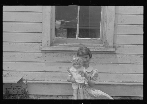 Untitled photo, possibly related to: Daughter of Mr. Thaxton, farmer, near Mechanicsburg, Ohio