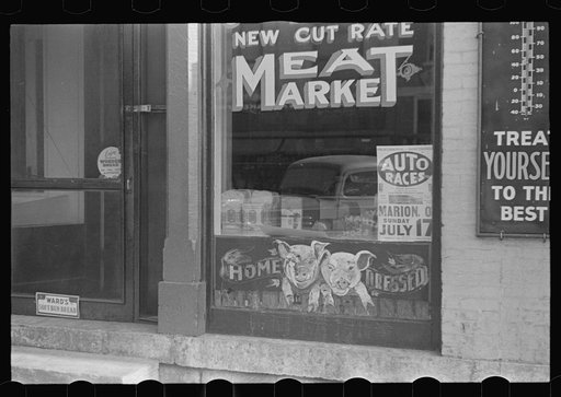 Meat market, Plain City, Ohio