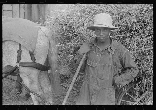 Untitled photo, possibly related to: Threshing wheat in central Ohio