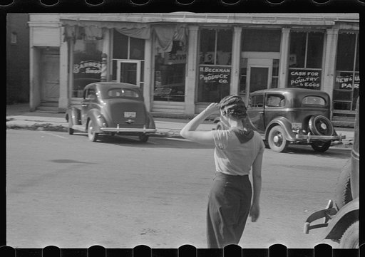 Untitled photo, possibly related to: A cleaning and pressing shop in Urbana, Ohio