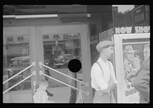 Untitled photo, possibly related to: Saturday afternoon in London, Ohio, "the main street"