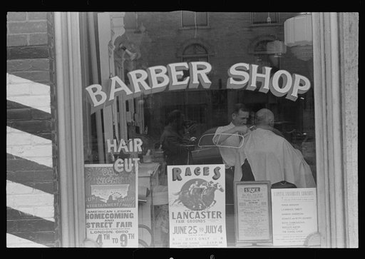 Untitled photo, possibly related to: Saturday afternoon in London, Ohio, "the main street"