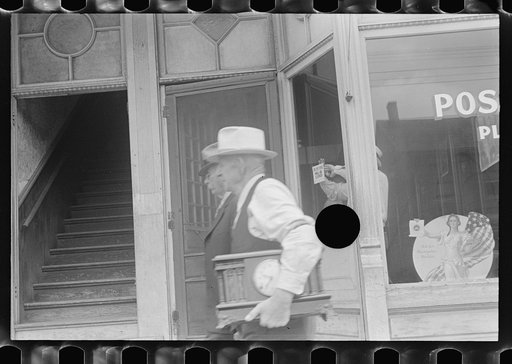 Untitled photo, possibly related to: Post office, Plain City, Ohio