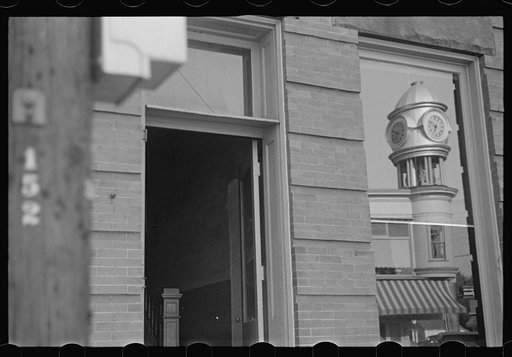 Untitled photo, possibly related to: Street scene, Plain City, Ohio