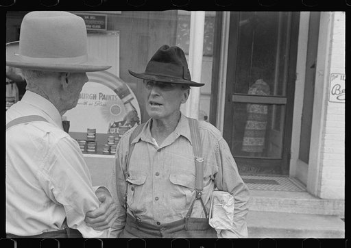 Untitled photo, possibly related to: Saturday afternoon in London, Ohio, "the main street"