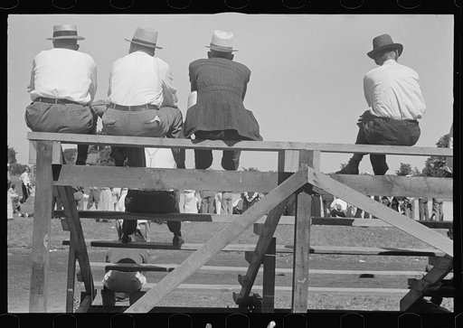 Untitled photo, possibly related to: Watching a baseball game, central Ohio