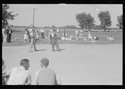 Untitled photo, possibly related to: Watching a baseball game, central Ohio