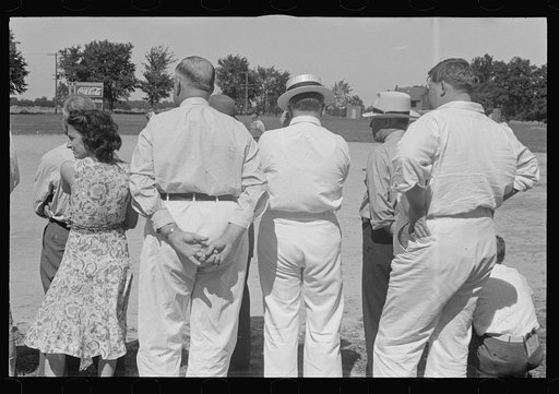 Untitled photo, possibly related to: Watching a baseball game, central Ohio