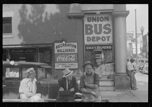 Bus station, Marion, Ohio