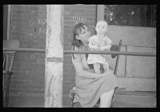 Family on relief, Lancaster, Ohio
