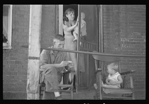 Untitled photo, possibly related to: Family on relief, Lancaster, Ohio