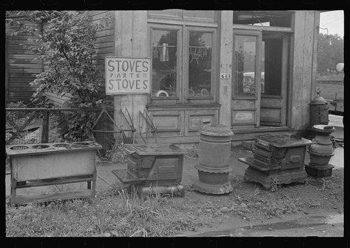 Stoves, parts for all stoves, near Circleville, Ohio (see general caption)