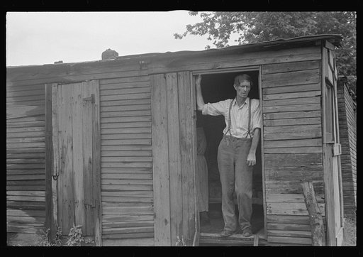 Dwellers in Circleville's "Hooverville," central Ohio (see general caption)