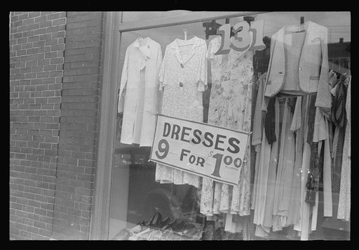 Secondhand clothing store, Columbus, Ohio