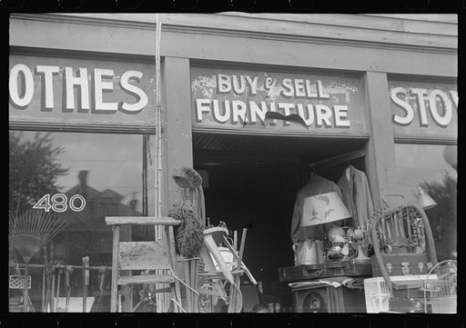 Secondhand furniture store, Columbus, Ohio