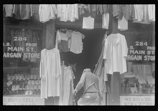 Secondhand clothing store, Columbus, Ohio