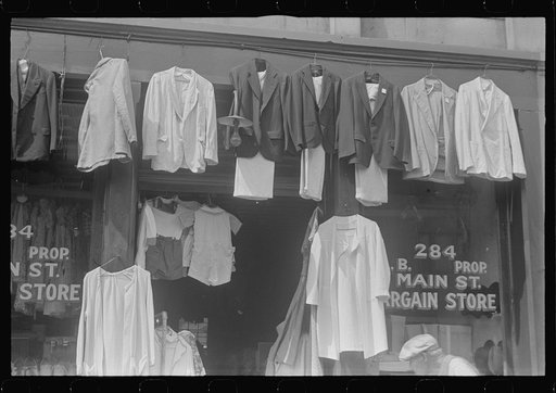 Secondhand clothing store, Columbus, Ohio