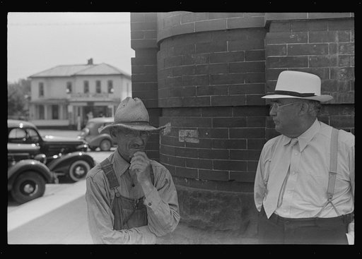Untitled photo, possibly related to: Banker and farmer, Plain City, Ohio